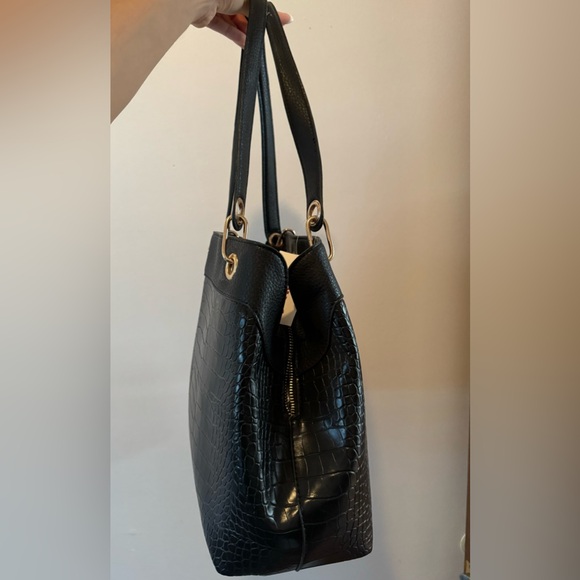 NWT Anne Klein Croco Shoulder Bag - Picture 5 of 6